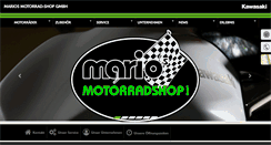 Desktop Screenshot of marios-motorrad-shop.de